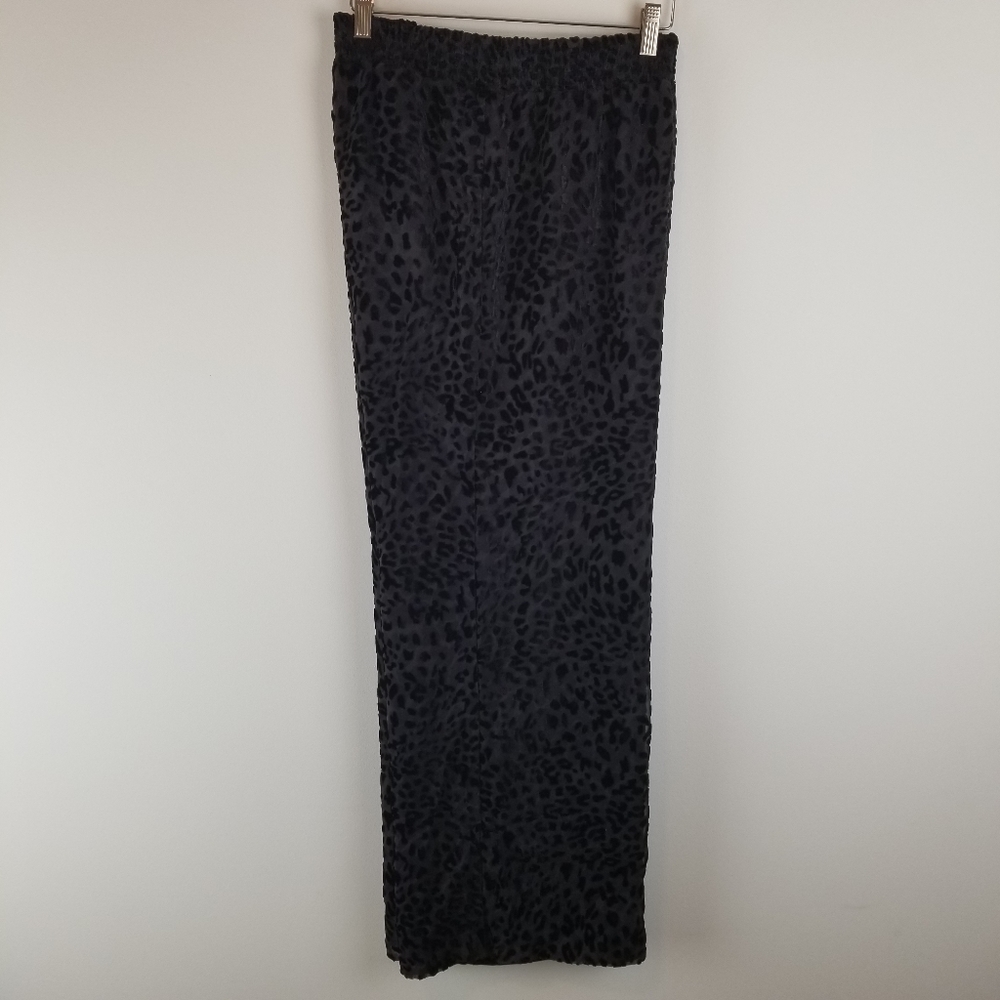 Chico's‎ Black Sheer Leopard Pants